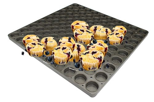Cooking Light Non-Stick Carbon Steel Muffin Pan, 12 Cups, Easy to Clean, Cupcake Tin, Non-Stick Bakeware, Heavy Duty Performance Pan