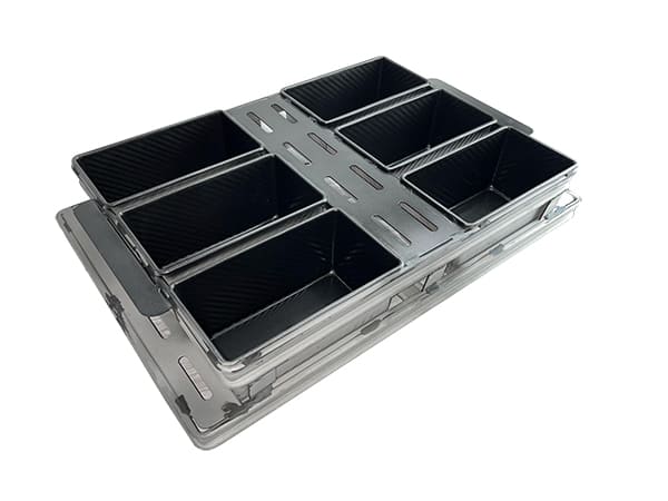 special strap 6 in 1 bread pan with handles