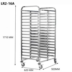 double sides 16 layers bakery rack