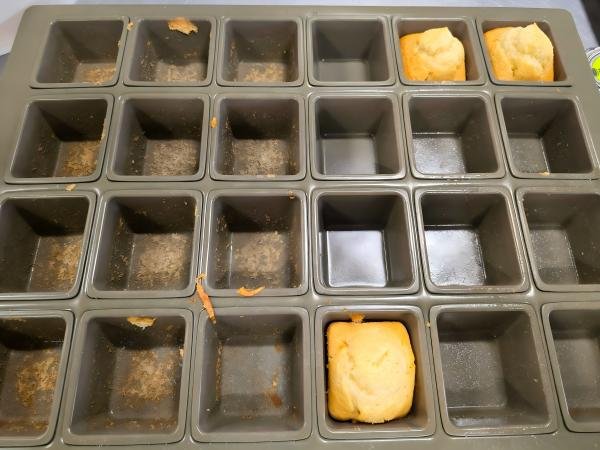 A temperature gauge on a commercial oven showing a very high temperature